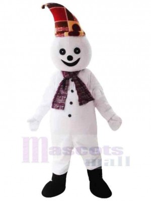 Bonhomme de neige costume de mascotte