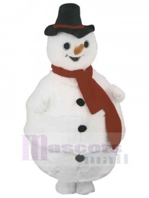Bonhomme de neige costume de mascotte