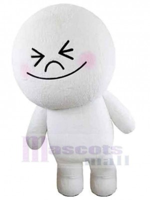 Bonhomme de neige costume de mascotte