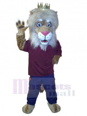 Lion costume de mascotte