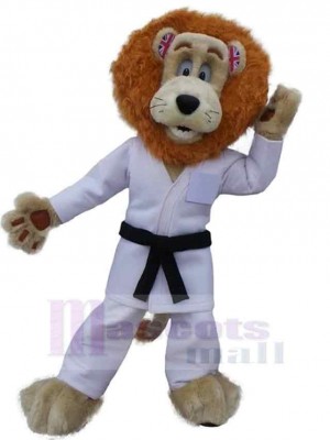 Lion de judo Mascotte Costume Animal Adulte