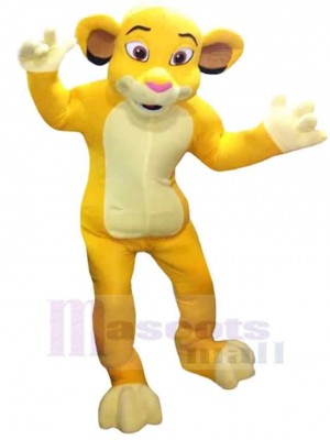 Roi Lion fort Simba Mascotte Costume Animal