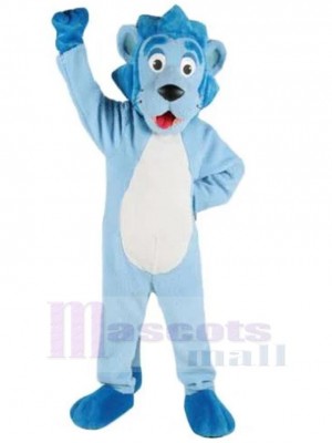 Lion bleu adorable Mascotte Costume Animal