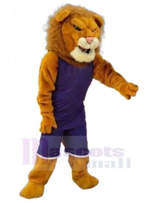 Lion féroce Mascotte Costume Animal Adulte