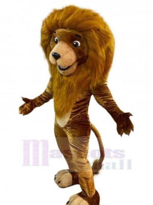 Cerclage Lion Marron Mascotte Costume Animal