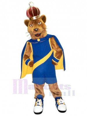 Roi du sport Lion Mascotte Costume Animal