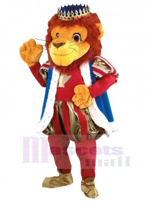 Roi Lion de luxe Mascotte Costume Animal