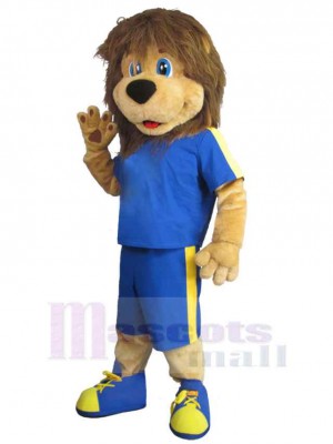 Cool Joueur Lion Mascotte Costume Animal