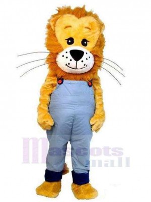 Mignon petit lion jaune Mascotte Costume Animal