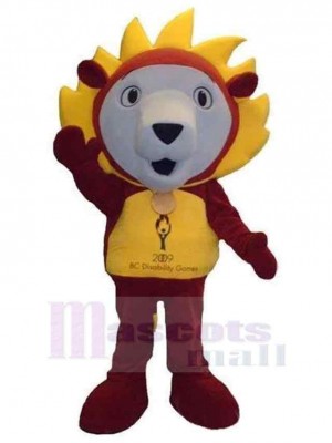 Lion costume de mascotte