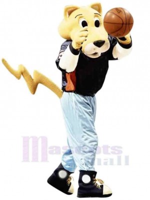 Léopard de basket-ball Mascotte Costume Animal