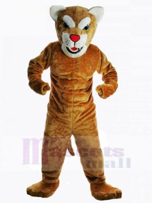 Léopard de puissance au nez rouge Mascotte Costume Animal