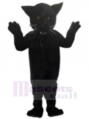 Superbe Léopard Noir Mascotte Costume Animal