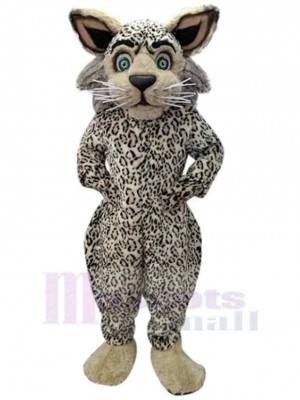 Gentil léopard Mascotte Costume Animal