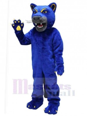 Panthère Bleue Adulte Mascotte Costume Animal