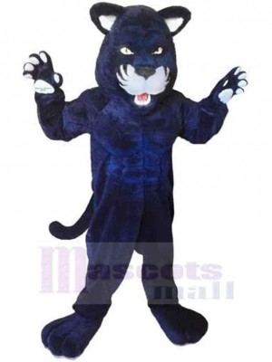 Panthère bleue féroce Mascotte Costume Animal