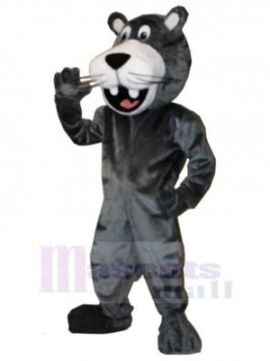 Heureuse panthère noire Mascotte Costume Animal