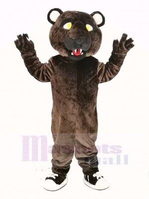 Foncé marron Panthère Mascotte Costume