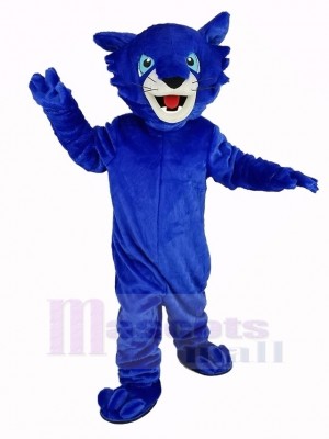 Bleu Bobcats Mascotte Costume Animal