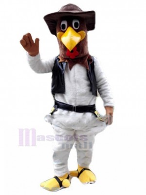 Passionné Aigle dans Pistolero Costume Costume de mascotte Gens