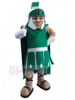 Vert spartiate troyen chevalier Mascotte de chevalier Gens