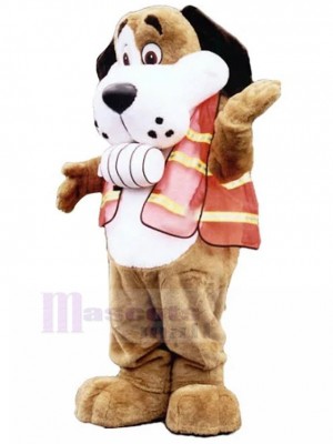 Chien costume de mascotte