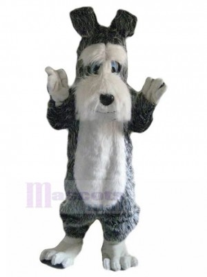 Peluche Terrier Gris Chien Fursuit Costume De Mascotte Animal