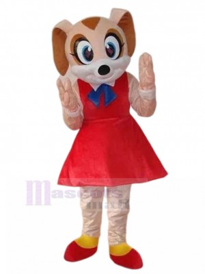 Chien costume de mascotte