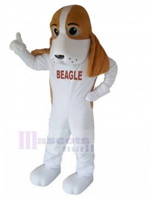 Chien Beagle brun et blanc personnalisé Costume de mascotte Animal