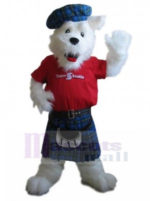 Chien costume de mascotte
