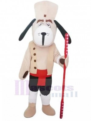 Chien costume de mascotte