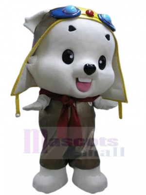Chien costume de mascotte