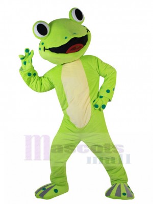 Nouvelle arrivee Grenouille verte Costume de mascotte Animal