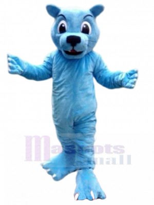 Amical Bleu Puma Costume de mascotte Animal