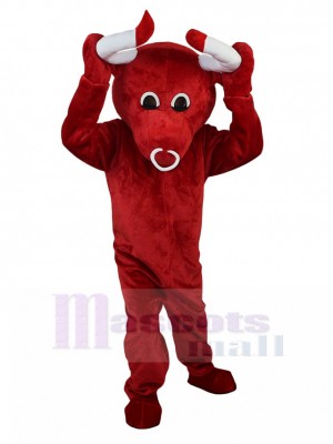 Taureau costume de mascotte