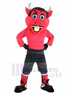 Diable costume de mascotte