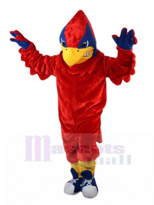 Hideux Oiseau Cardinal costume de mascotte aux yeux noirs Animal
