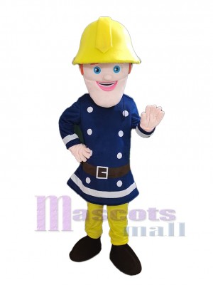 Homme costume de mascotte