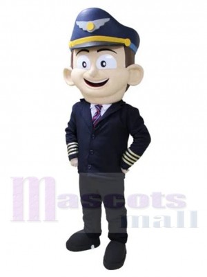 Avion Pilote Ciel Costume de mascotte Gens