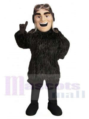 Pilote costume de mascotte