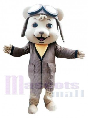 Mignon Pilote Souris Costume de mascotte Animal