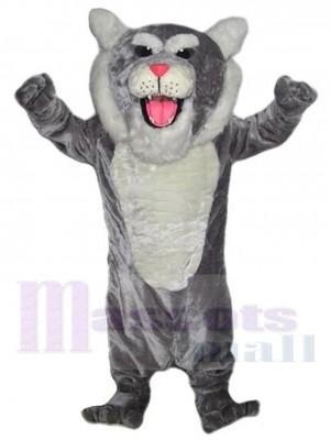 Tigre gris beuglant Costume de mascotte Animal