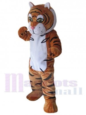 Tigre brun Costume de mascotte Animal au nez rose