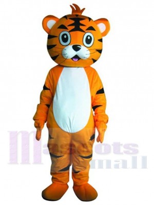 Orange Bébé Tigre Costume de mascotte Animal