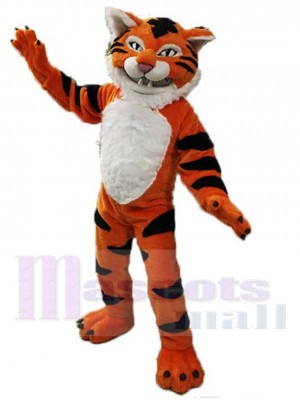 Tigre en peluche féroce Costume de mascotte Animal
