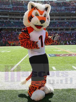 Tigre sportif amical Costume de mascotte Animal