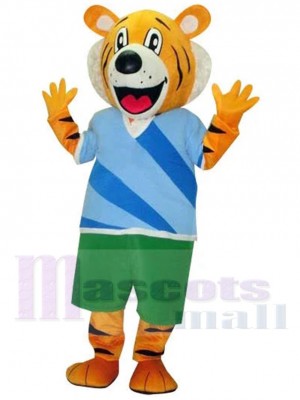 Bonne école Petit tigre Costume de mascotte Animal