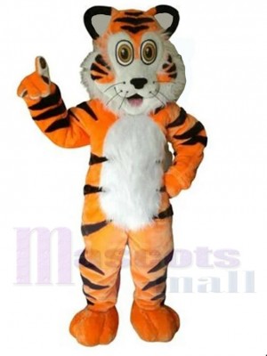 Beau Orange tigre Costume de mascotte Animal