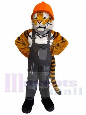 Travail tigre Costume de mascotte Animal