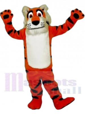 Peluche amicale tigre Costume de mascotte Animal